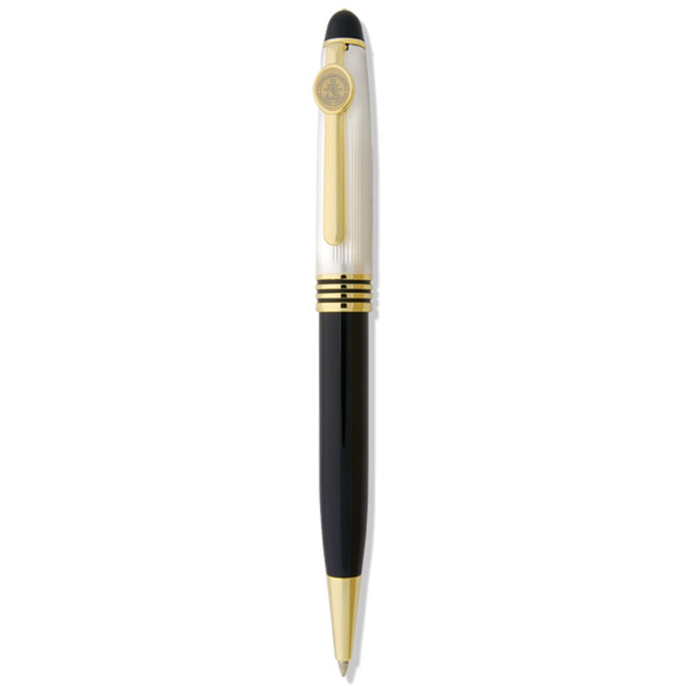 Black/Pearl Emerson College Lions Team Logo Ballpoint Pen
