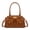 Brown, variant on Wrangler Women Dome Top‑Handle Purse Medium Shoulder Handbag with Detachable Crossbody Strap, Black