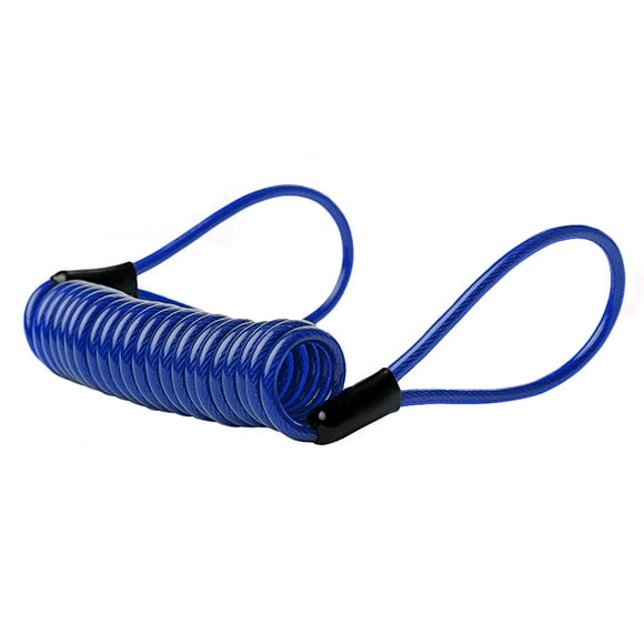 Lot de 1 Câble de Sécurité Verrou Fil Plastique Verrou de Disque de Vélo pour Usage Quotidien Cyclisme Extérieur 8x5cm 120cm