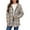 Khaki(Upgrade), variant on Coorders Women's Flannel Plaid Heavyweight Jacket Coat With Pockets, Womens Outwear Winter Hooded Coats ,Women's Plus Khaki,Size M