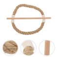 thumbnail image 6 of IBASETOY 1Pc Light Brown Curtain Fixing Strap Elegant Curtain Holder Creative Tieback for Home Use, 6 of 8