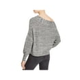 thumbnail image 2 of Free People Womens Alana Pullover Knit Sweater, Grey, Medium, 2 of 2