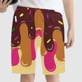 thumbnail image 1 of Shorts pour Garçons Enfants Rouges Taille Élastique Jogger Bébé Vêtements d'Été Garçon 9-10 Ans Vêtements Garçons, 1 of 3