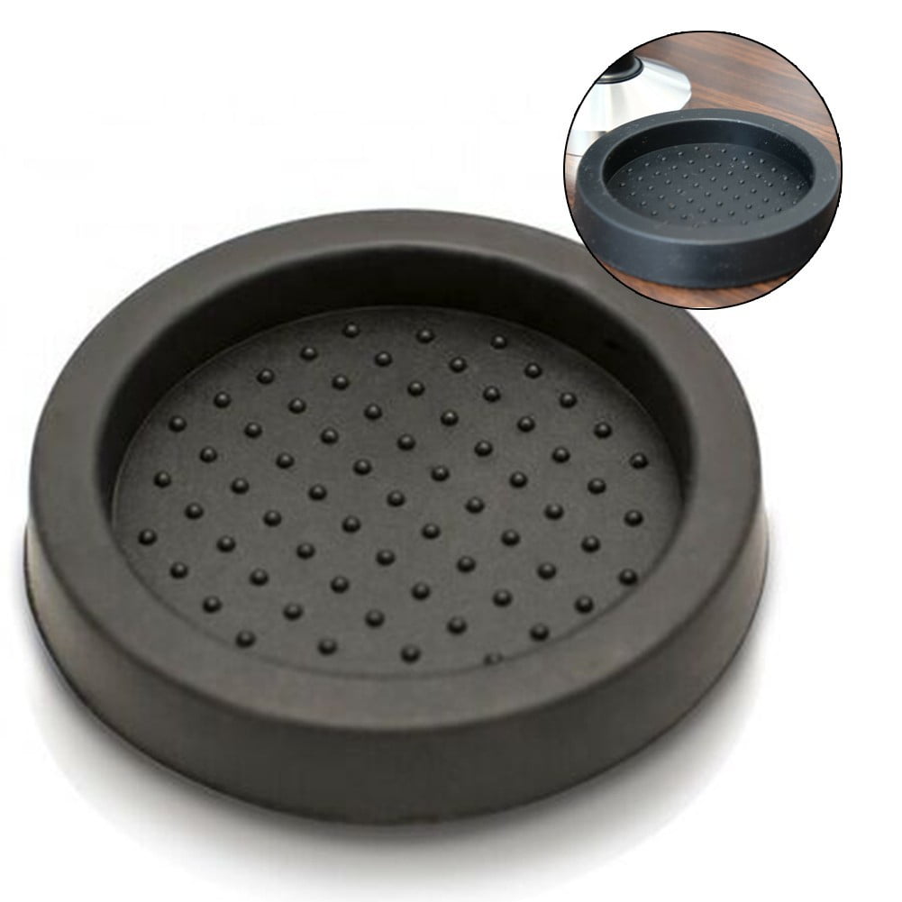 Espresso Coffee Round Tamping/Tamper Pad/Holder BLACK Food Grade