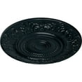 thumbnail image 3 of Ekena Millwork 20 7/8"OD x 1 1/4"P Biddix Ceiling Medallion (Fits Canopies up to 7 1/2"), Hand-Painted Night Shade, 3 of 7