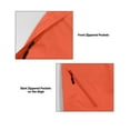 thumbnail image 4 of Little Donkey Andy Women's High Performance Waterproof Rain Pants Lightweight Breathable Golf Hiking Pants Orange L, 4 of 6