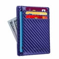 thumbnail image 1 of TRIPLE TREE Slim Minimalist Wallet for Men and Women, Front Pocket Card Holder RFID Blocking, Microfiber (Blue), 1 of 7