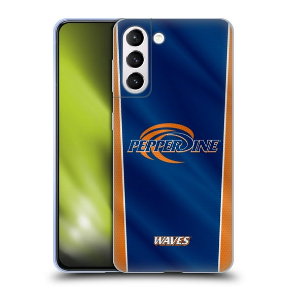 Head Case Designs Officially Licensed Pepperdine University Pepperdine University Banner Soft Gel Case Compatible with Samsung Galaxy S21+ 5G