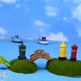 thumbnail image 3 of Mini Micro Landscape Craft Figurines Postbox DIY Accessories Home Decor Fairy Garden(1pc Red), 3 of 5