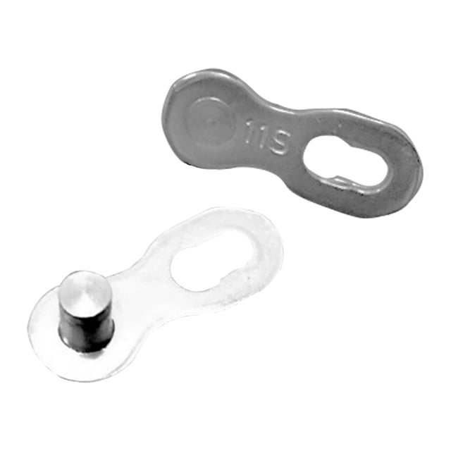 EeaseCA 1 Pair Buckle Chain 11 Quick Link Bike Chain for Bike Silver