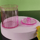 thumbnail image 3 of Qtmnekly - Juego de 4 tarros dispensadores de bolas de algodón para baño con tapas, organizador de tocador para baño y bastoncillos de algodón, 3 of 6