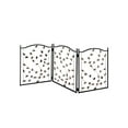 thumbnail image 3 of ETNA Products 3-Panel Free-Standing Folding Pet Gate with Metal Leaf Design, 23.5"H, 3 of 4