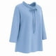 thumbnail image 4 of Blusa George para Mujer, Manga 3/4 Azul Talla 1Eg, 4 of 4