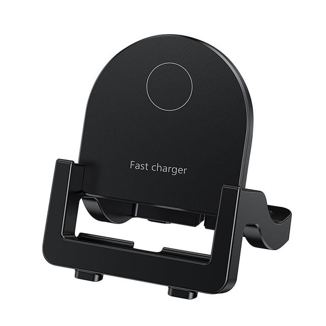 Cargador inalámbrico de teléfono móvil con soporte de carga rápida inalámbrica con soporte vertical de 15 W