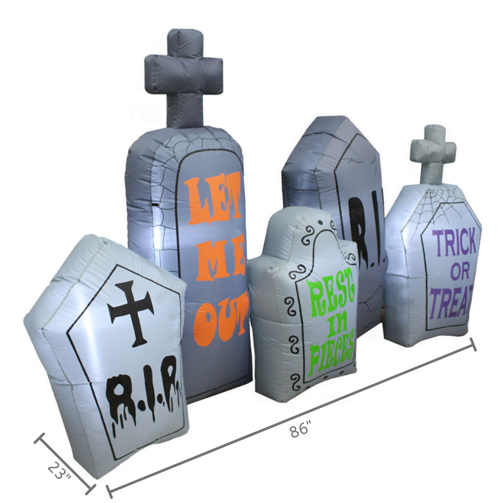 Impact Graveyard Tombstones Yard Inflatable, 56.3" - image 2 of 2