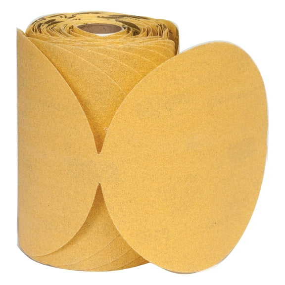 Norton Abrasives PSA Sanding Disc Roll,5 in Dia,P100 G 66261183807