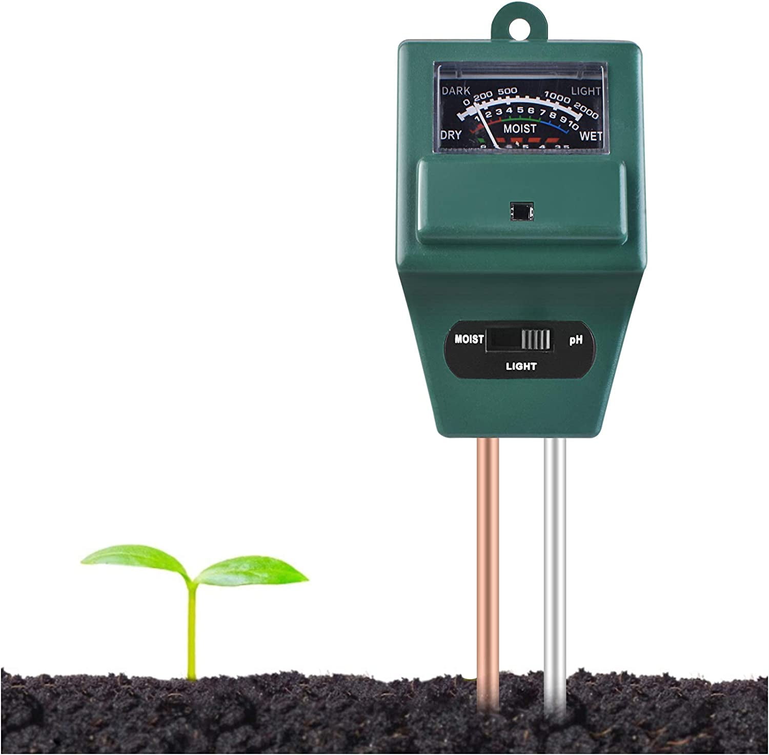 Indoor/Outdoor Soil Moisture Sensor Meter,Soil Water Monitor