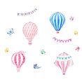 thumbnail image 1 of Globos de aire Pegatinas de pared de dibujos animados Calcomanías Niños Guardería Dormitorio Sala de estar Etiqueta de la pared de PVC kenally JJ65283-00, 1 of 6