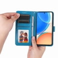 thumbnail image 3 of Funda tipo cartera GANGXUN para Honor X6 , diseño girasol, cuero PU, soporte, cierre magnético, tarjetero, 3 of 5