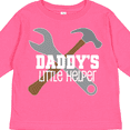 thumbnail image 4 of Inktastic Daddy's Little Helper Tool Set Boys Long Sleeve Toddler T-Shirt, 4 of 5