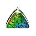 thumbnail image 3 of Lsque Rainbow Butterflies Printed Long Tissue Box Cover Holder, Facial Paper Organizer Dispenser,Triangle with Bottom Belt, PVC Leather Decorative Organizer, 3 of 9