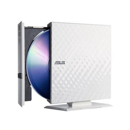 ASUS - 8x External USB 2.0 DVD±RW/CD-RW Drive - White