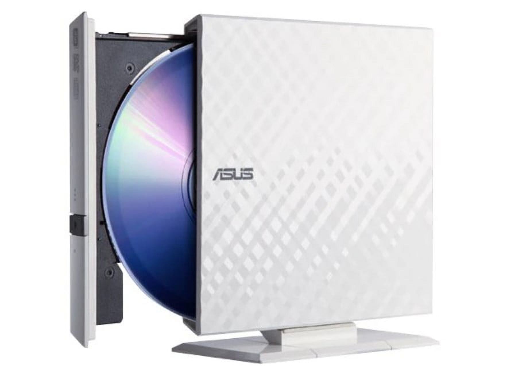 Asus SDRW-08D2S-U Portable DVD-Writer - External - White - image 2 of 3