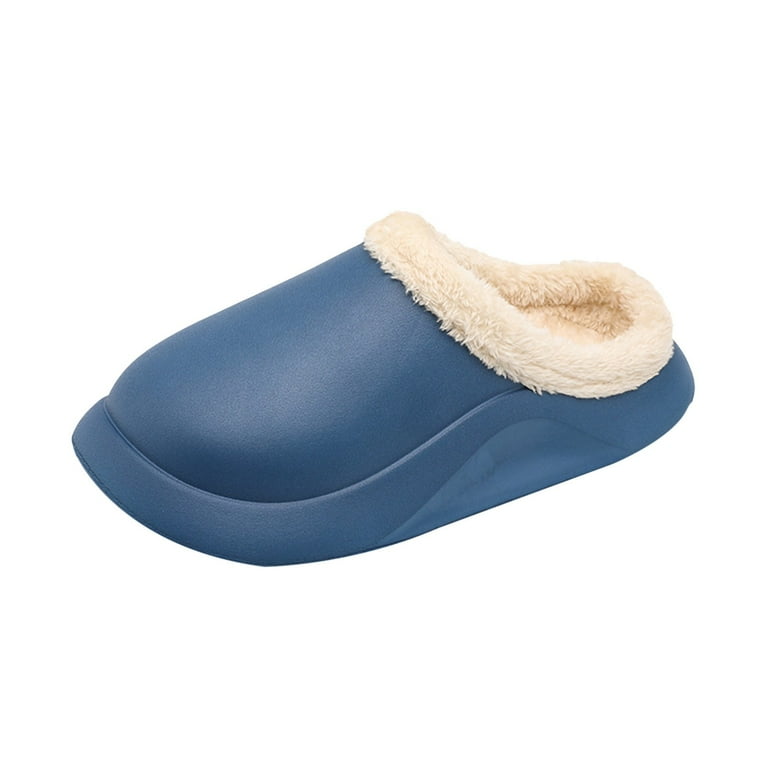Blue sales slippers mens