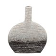 thumbnail image 1 of 12"H TEXTURED OVAL 2-TONE VASE, BEIGE, 1 of 4