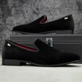 thumbnail image 4 of Mens Loafers Shoes Casual Dress Loafer Slip On Driving Shoes, Black/15, 11 US, 4 of 5