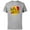 Athletic Heather, variant on Disney Princess Snow White Name and Silhouette - Short Sleeve Cotton T-Shirt for Adults - Customized-Athletic Heather