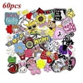 thumbnail image 1 of Pack of 60 Beautiful Embroidered Iron-on and Sew-on Patches for Jacket, Hat, Backpack, Jeans - Random Assortment, 1 of 5