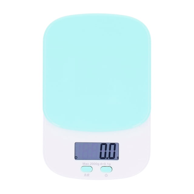 Báscula electrónica de cocina DIY de 0,1 g, minibáscula portátil de alta precisión para cocina y hogar (verde)