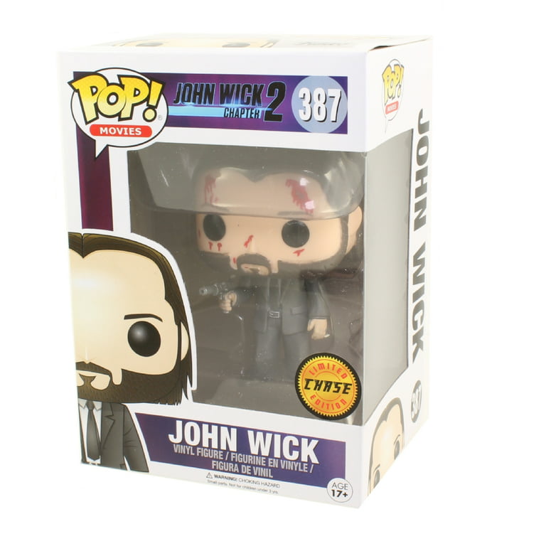 Funko POP! Movies - John Wick: Chapter 2 Vinyl Figure - JOHN WICK (Bloody) *Limited Chase Edition* -