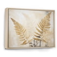 thumbnail image 2 of Designart "Graceful Serenity Amongst The Golden Ferns VI" Ferns Floater Framed Canvas Art Print, 2 of 5