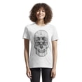 thumbnail image 2 of Deniart - Camiseta Calavera para Adultos Unisex (Blanco), 2 of 2