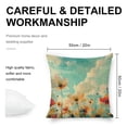 thumbnail image 2 of flowers sky cloudslinen toss pillowcase decoration pillowcase gifting preferred 20x20inch cushion cover sofa pillowcase sofa bedroom living room car, 2 of 8