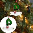 thumbnail image 1 of Home Decor Letter Christmas Tree Pendant A To Z (without H And V) Decorative Letter Christmas Tree Pendant Personalized DIY Christmas Decorations Hanging Christmas Letters For Christmas, 1 of 4