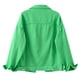 thumbnail image 4 of Abrigos de primavera y otoño para mujer, chaqueta vaquera de manga larga sólida cálida, ropa de abrigo Fridja hkj1040, 4 of 4