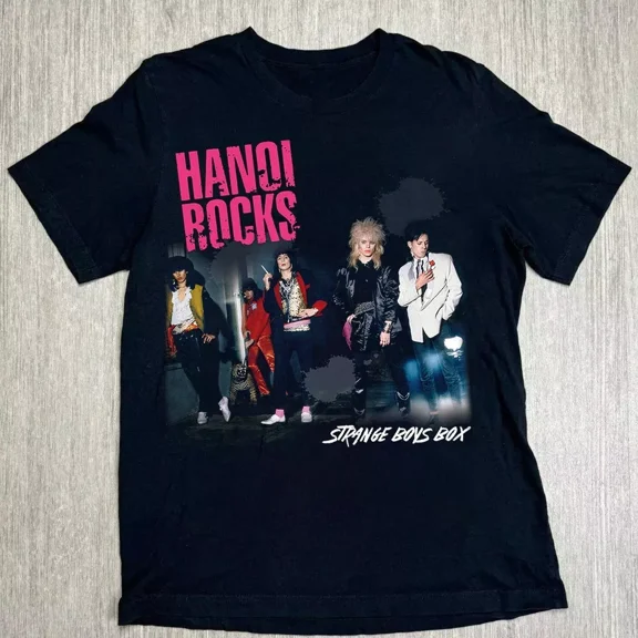 Rare Hanoi Rocks Unisex Men All Size T-Shirt 8D410