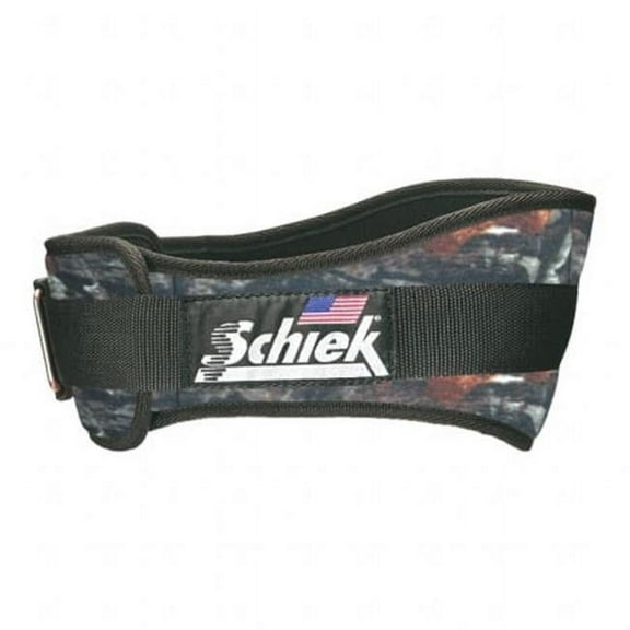 Schiek 2004 4.75" Nylon Weightlifting Belt - Camo