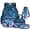 Glitter Blue Butterfly, variant on Yspwyqan Kids Backpack Set for Boys and Girls, 4-Piece Backpack Set with Lunch Bag Pencil Case Water Bottle Bag, 17 Inch Large Capacity Lightweight Jungle Elephant Back to School Supplies