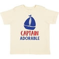 thumbnail image 3 of Inktastic Captain Adorable, Sail Boat, Sailing - Red Blue Boys Toddler T-Shirt, 3 of 5