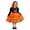 R4/Orange, variant on Vividxx Toddler Girl Halloween Dress Pumpkin Print Tulle Dress Long Sleeve Ruffle Mesh Tutu Dress Fall Party Outfit for Kids 18-24 Months
