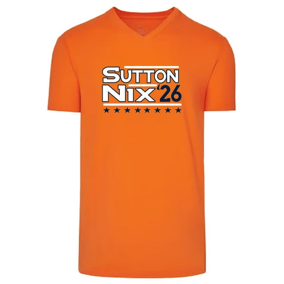 MENS V NECK Bo Nix Courtland Sutton 2026 Denver Shirt T-Shirt