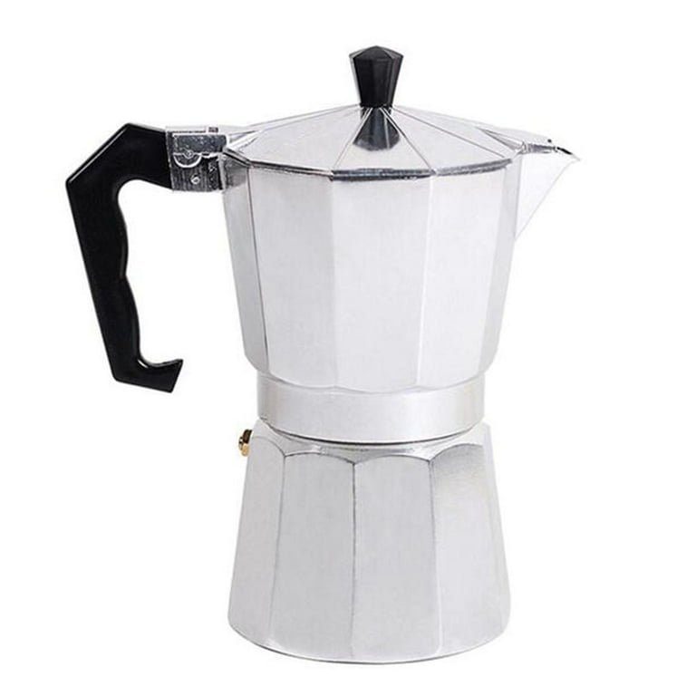 Mixpresso Stainless Steel Stovetop Coffee Percolator - 5-8 Cup, Silver