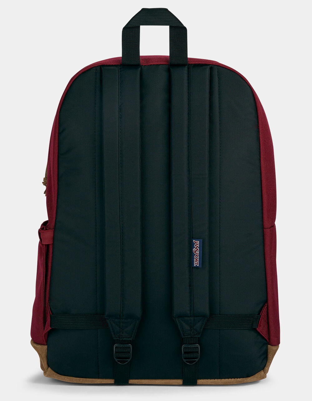 JanSport Backpack School College Travel Laptop Sleeve Water Bottle Pocket Suede Leather Bottom JS0A4QVA04S Walmart