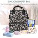 thumbnail image 5 of Fotbe Hand Drawn Snake Mochila Maternidad - Lona de Sarga Impermeable, Mochila de Pañales de Gran Capacidad con Múltiples Bolsillos y Correas Ajustables, 5 of 6