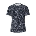 thumbnail image 5 of Wukai Gothic Skull Print Men's Short-Sleeved Mesh T-Shirt,Quick-Dry Short Sleeve Workout T-Shirt-Medium, 5 of 8