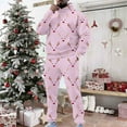 thumbnail image 2 of Mens Christmas Sweatsuits 2 Piece Sets Outfits Christmas Tracksuits Xmas Holiday Jogging Suits Hoodie and Sweatpants Set, 2 of 5